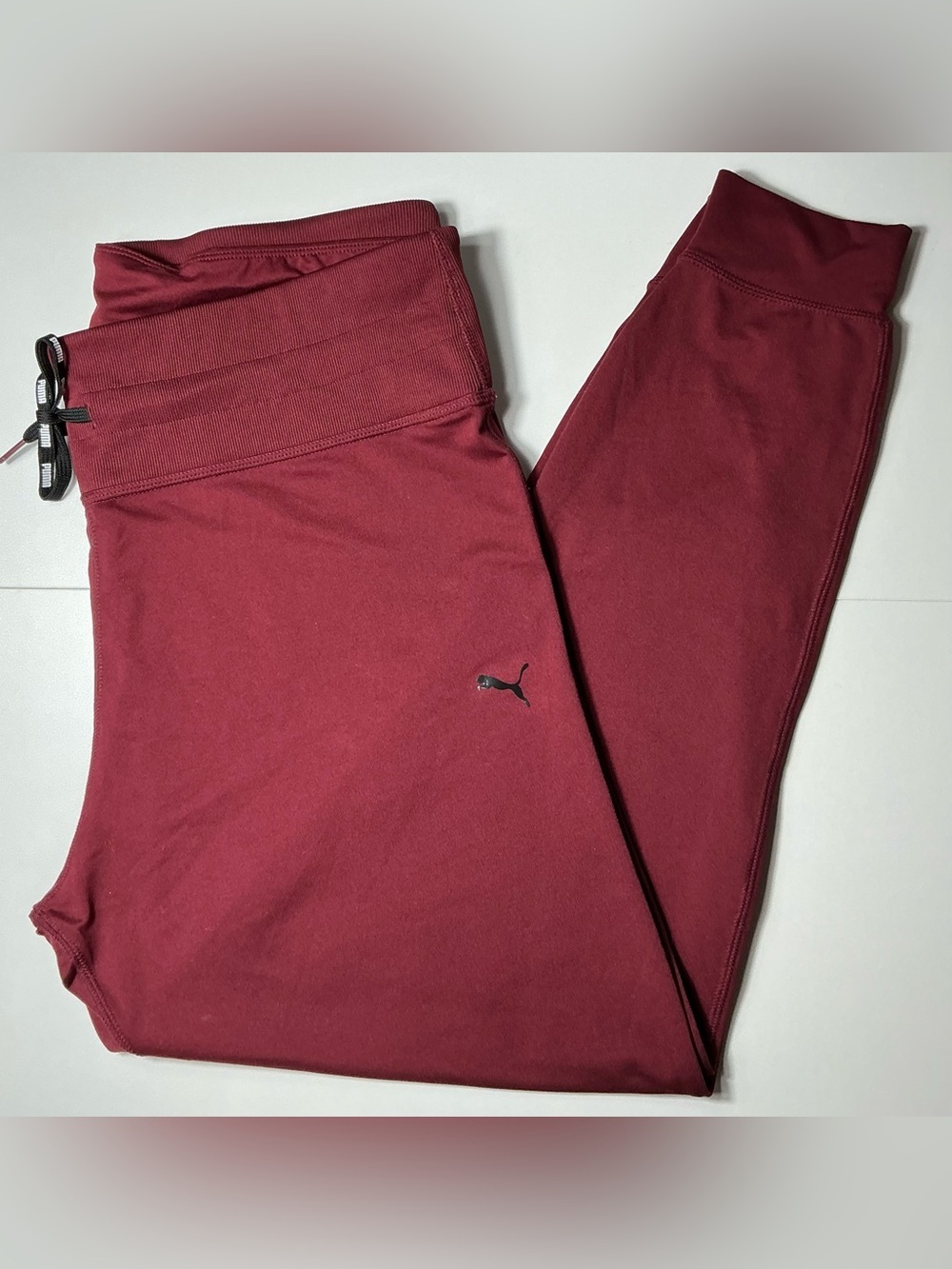 PUMA Burgundy Athletic Jogger Leggings XXL